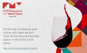 exhibiting companies and visitors will taste sector's roots at the leisure-business space in the wine route stand.